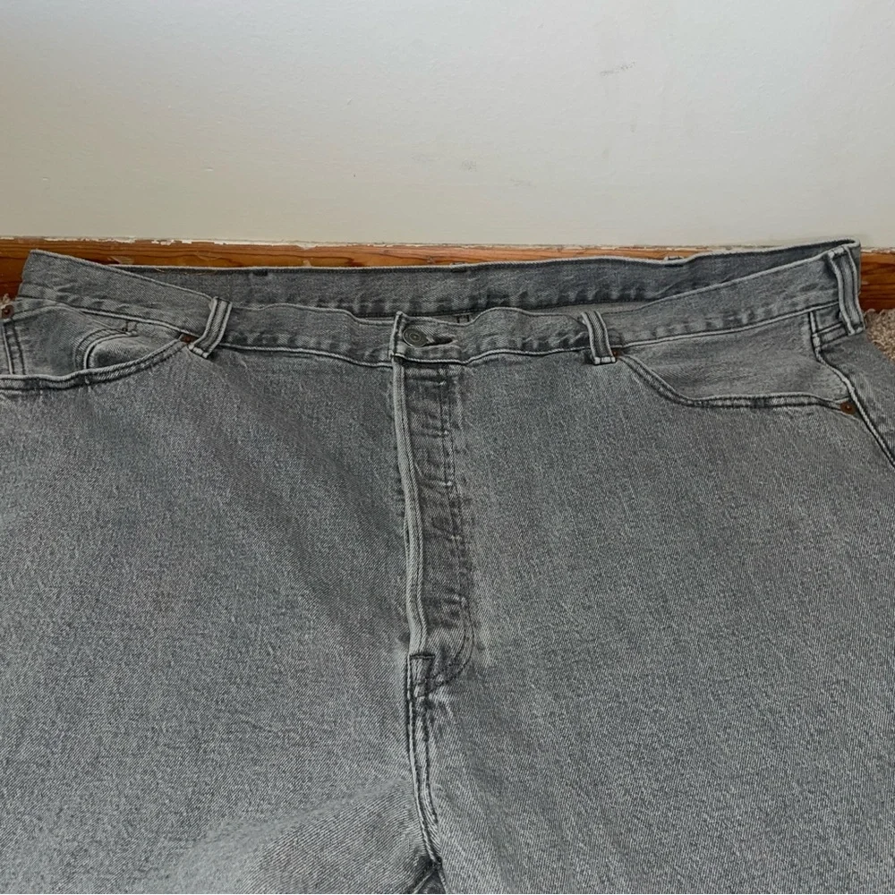 Levi's Gray‎ Straight-Leg Men's Jeans - 501 Style -44/32